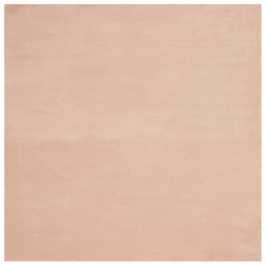 Vidaxl vloerkleed huarte laagpolig zacht wasbaar 200x200 cm roze