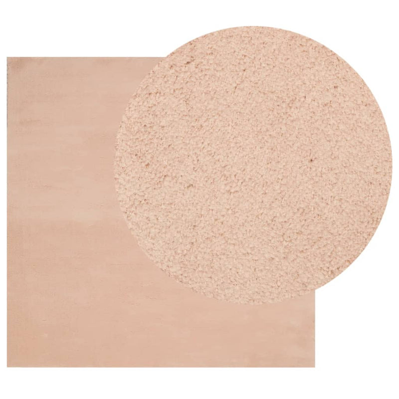 Load image into Gallery viewer, Vidaxl vloerkleed huarte laagpolig zacht wasbaar 200x200 cm roze
