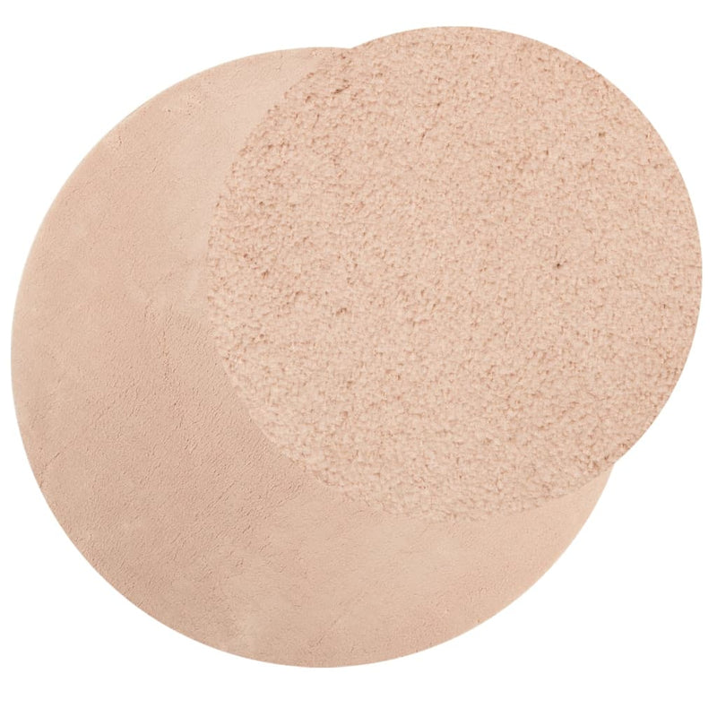 Load image into Gallery viewer, Vidaxl vloerkleed huarte laagpolig zacht wasbaar ø 160 cm roze
