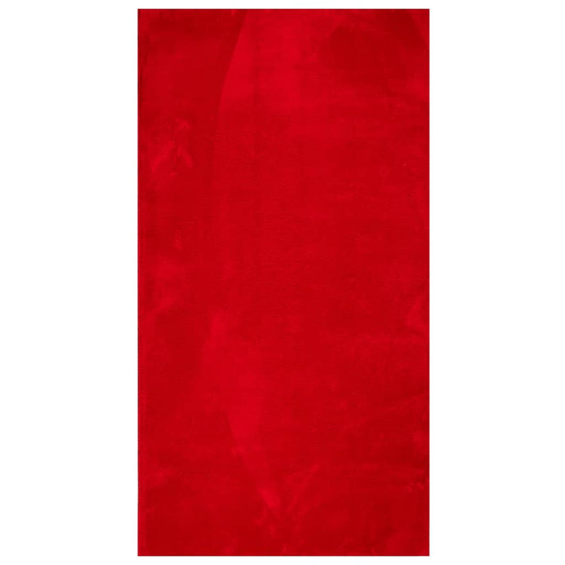 Load image into Gallery viewer, Vidaxl vloerkleed huarte laagpolig zacht wasbaar 80x150 cm rood

