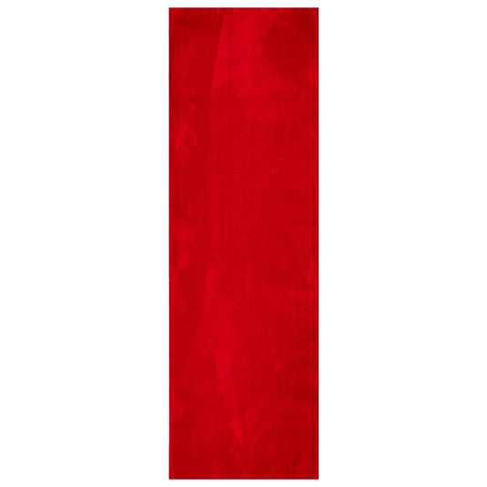 Vidaxl vloerkleed huarte laagpolig zacht wasbaar 80x250 cm rood