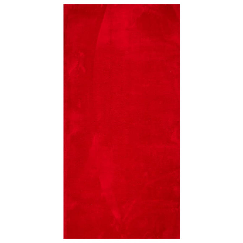 Load image into Gallery viewer, Vidaxl vloerkleed huarte laagpolig zacht wasbaar 100x200 cm rood
