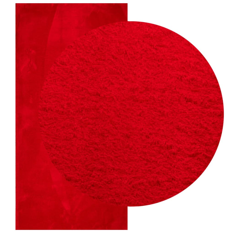 Load image into Gallery viewer, Vidaxl vloerkleed huarte laagpolig zacht wasbaar 100x200 cm rood
