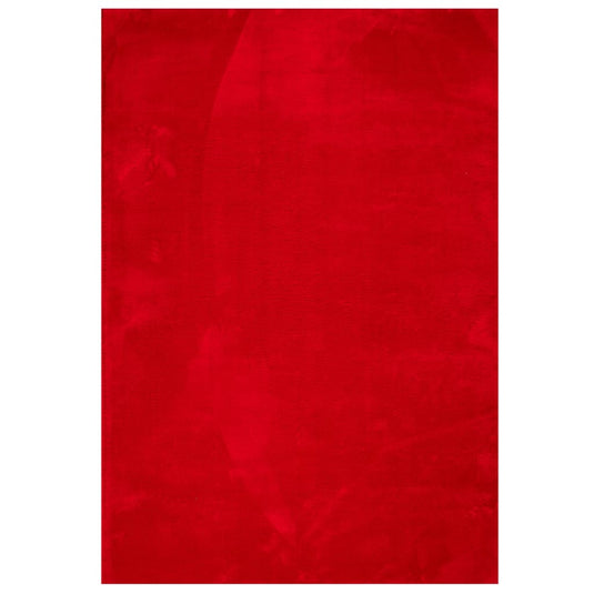 Vidaxl vloerkleed huarte laagpolig zacht wasbaar 140x200 cm rood