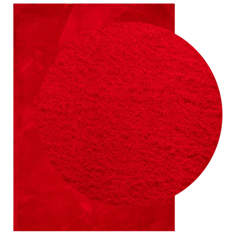 Load image into Gallery viewer, Vidaxl vloerkleed huarte laagpolig zacht wasbaar 240x340 cm rood
