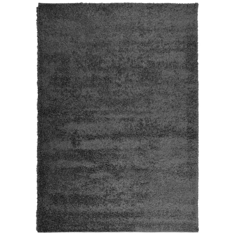 Load image into Gallery viewer, Vidaxl vloerkleed pamplona shaggy hoogpolig 120x170 cm antraciet
