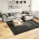 VidaXL Vloerkleed PAMPLONA shaggy hoogpolig 240x240 cm antraciet