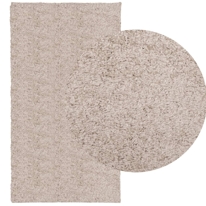 Load image into Gallery viewer, Vidaxl vloerkleed pamplona shaggy hoogpolig modern 60x110 cm beige
