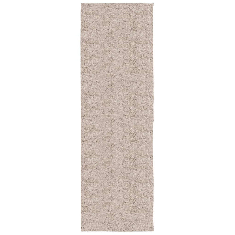 Load image into Gallery viewer, Vidaxl vloerkleed pamplona shaggy hoogpolig modern 80x250 cm beige
