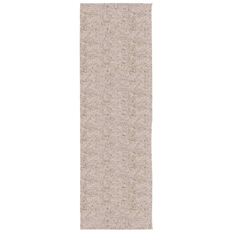 Vidaxl vloerkleed pamplona shaggy hoogpolig modern 80x250 cm beige