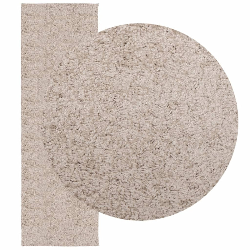 Load image into Gallery viewer, Vidaxl vloerkleed pamplona shaggy hoogpolig modern 80x250 cm beige
