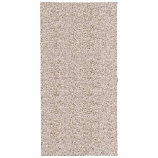 Vidaxl vloerkleed pamplona shaggy hoogpolig modern 100x200 cm beige