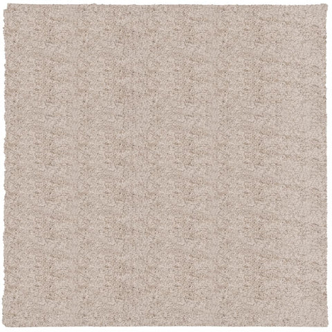 Vidaxl vloerkleed pamplona shaggy hoogpolig modern 120x120 cm beige