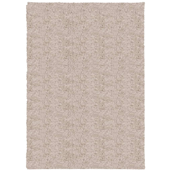 Vidaxl vloerkleed pamplona shaggy hoogpolig modern 120x170 cm beige