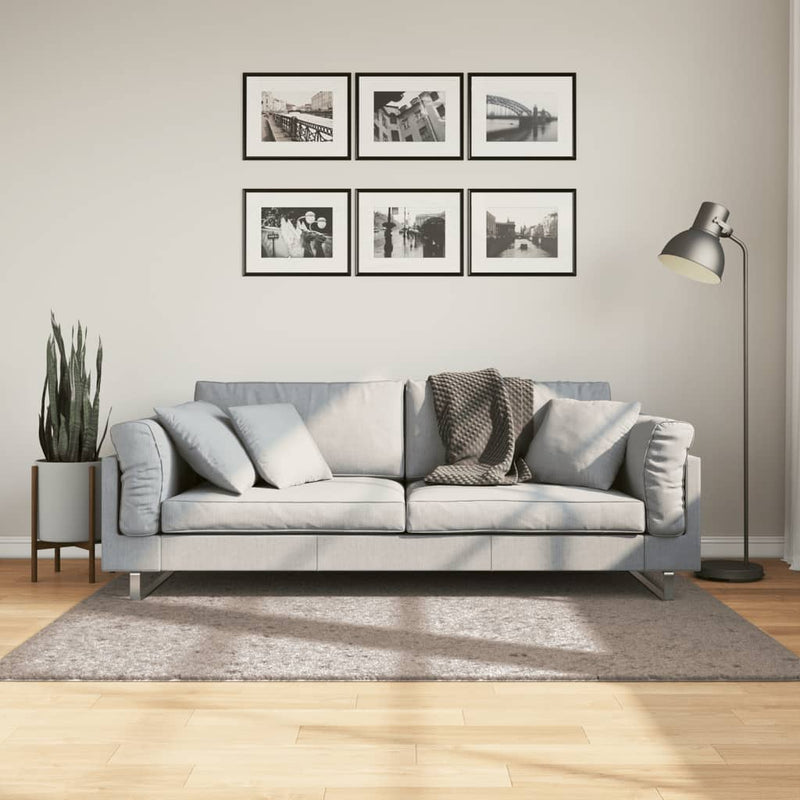 Chargez l'image dans la visionneuse de la galerie, Vidaxl vloerkleed pamplona shaggy hoogpolig modern 120x170 cm beige
