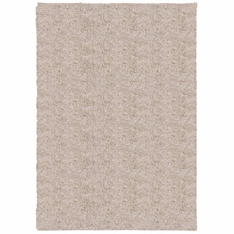 Vidaxl vloerkleed pamplona shaggy hoogpolig modern 160x230 cm beige