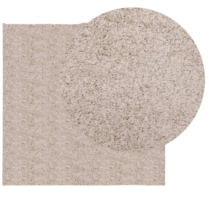 Load image into Gallery viewer, Vidaxl vloerkleed pamplona shaggy hoogpolig modern 200x200 cm beige
