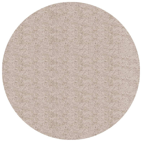 Vidaxl vloerkleed pamplona shaggy hoogpolig modern ø 80 cm beige