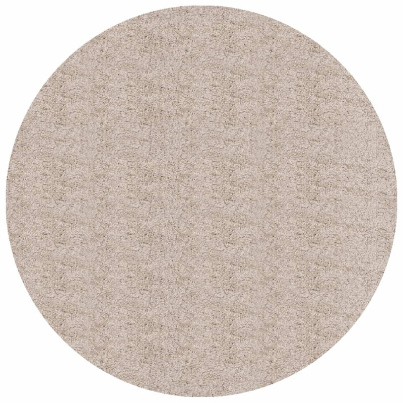 Load image into Gallery viewer, Vidaxl vloerkleed pamplona shaggy hoogpolig modern ø 100 cm beige
