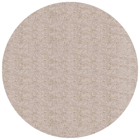 Vidaxl vloerkleed pamplona shaggy hoogpolig modern ø 120 cm beige