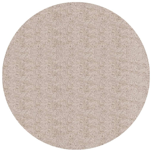 Vidaxl vloerkleed pamplona shaggy hoogpolig modern ø 160 cm beige