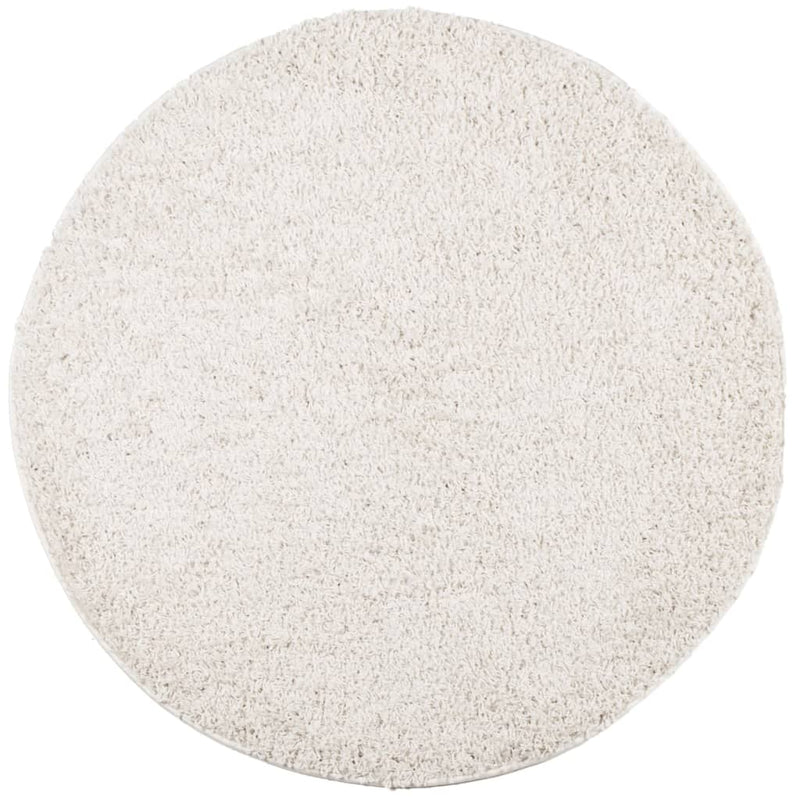 Load image into Gallery viewer, Vidaxl vloerkleed pamplona shaggy hoogpolig modern ø 200 cm crèmekleur
