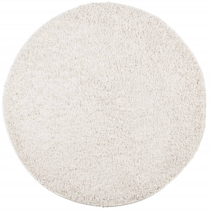 Load image into Gallery viewer, Vidaxl vloerkleed pamplona shaggy hoogpolig modern ø 280 cm crèmekleur
