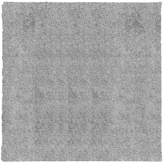 VidaXL Vloerkleed PAMPLONA shaggy hoogpolig modern 120x120 cm grijs