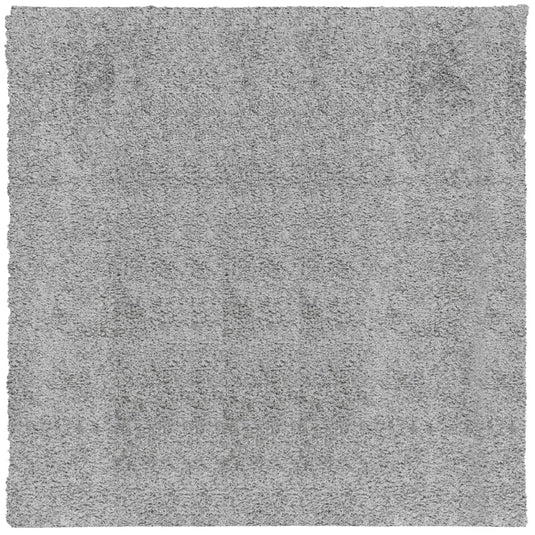 Vidaxl vloerkleed pamplona shaggy hoogpolig modern 240x240 cm grijs