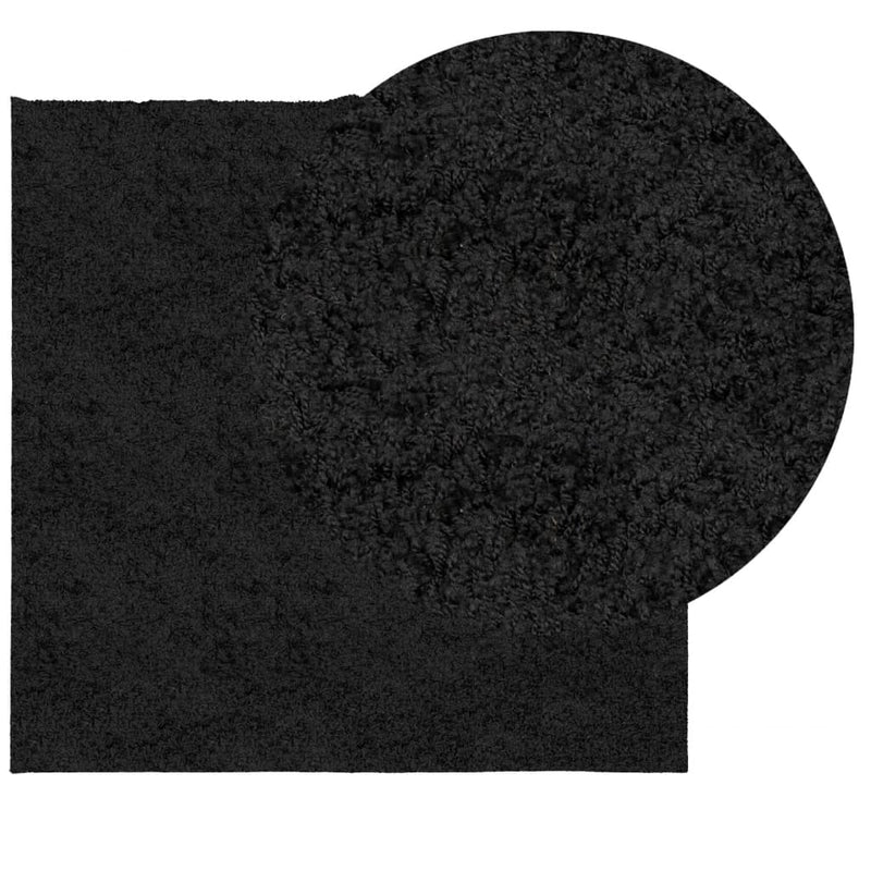 Load image into Gallery viewer, Vidaxl vloerkleed pamplona shaggy hoogpolig modern 200x200 cm zwart
