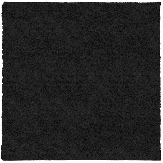 Vidaxl vloerkleed pamplona shaggy hoogpolig modern 240x240 cm zwart