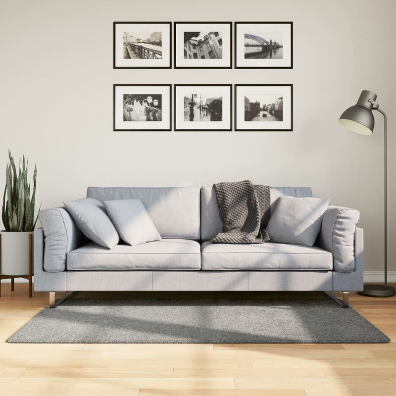 Load image into Gallery viewer, Vidaxl vloerkleed pamplona shaggy hoogpolig modern 80x150 cm groen
