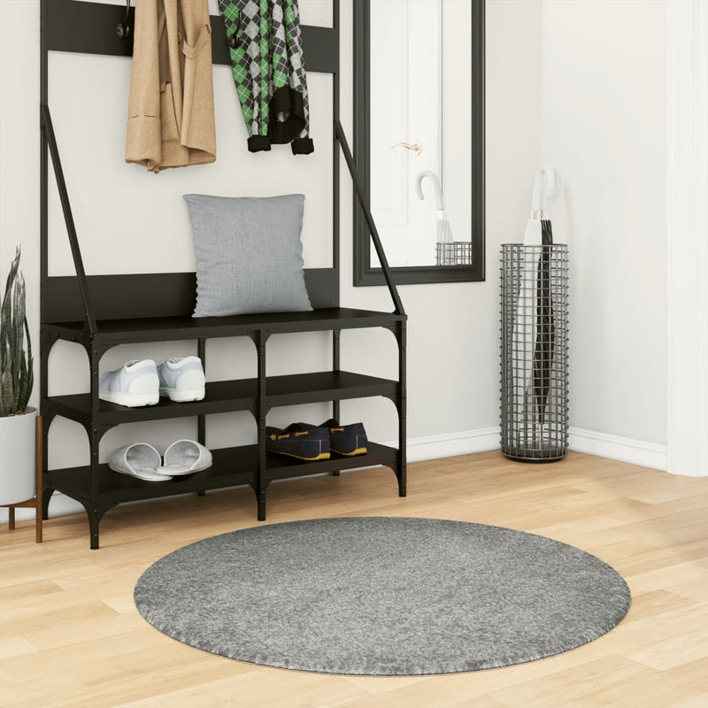 Load image into Gallery viewer, Vidaxl vloerkleed pamplona shaggy hoogpolig modern ø 100 cm groen
