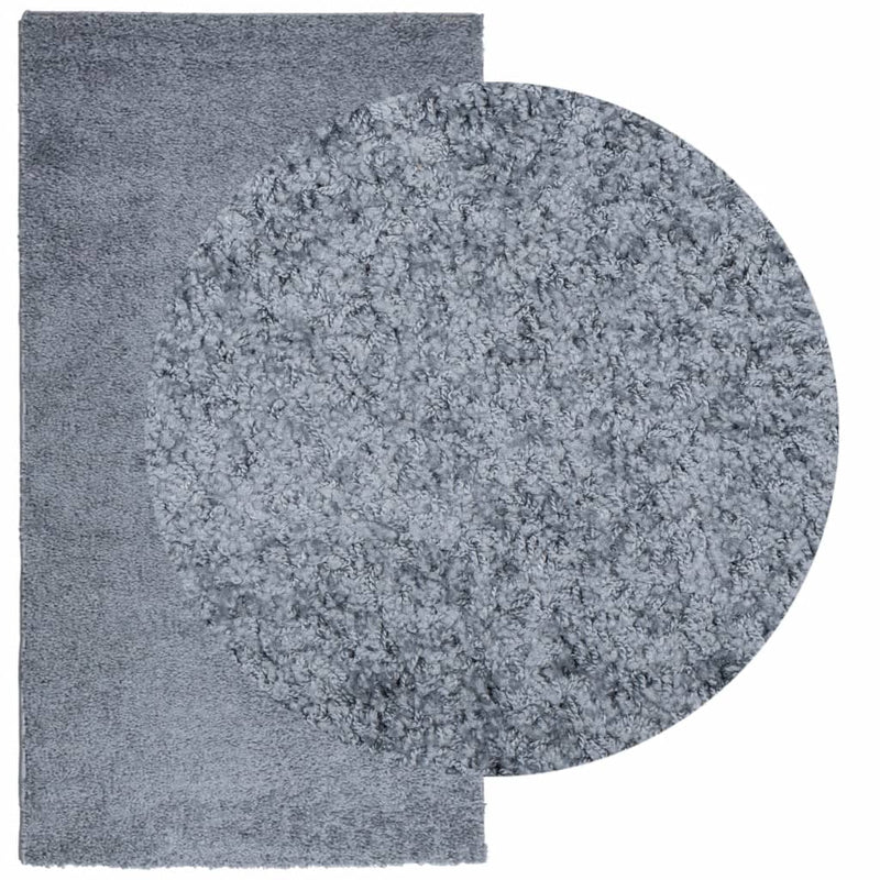 Load image into Gallery viewer, Vidaxl vloerkleed pamplona shaggy hoogpolig modern 80x150 cm blauw
