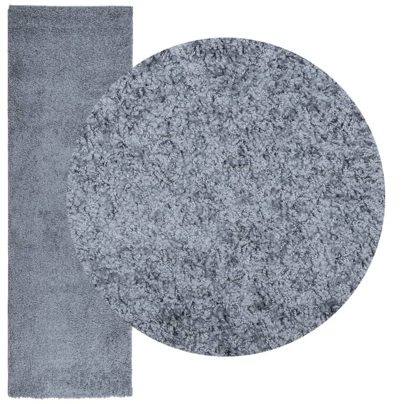 Load image into Gallery viewer, Vidaxl vloerkleed pamplona shaggy hoogpolig modern 80x250 cm blauw

