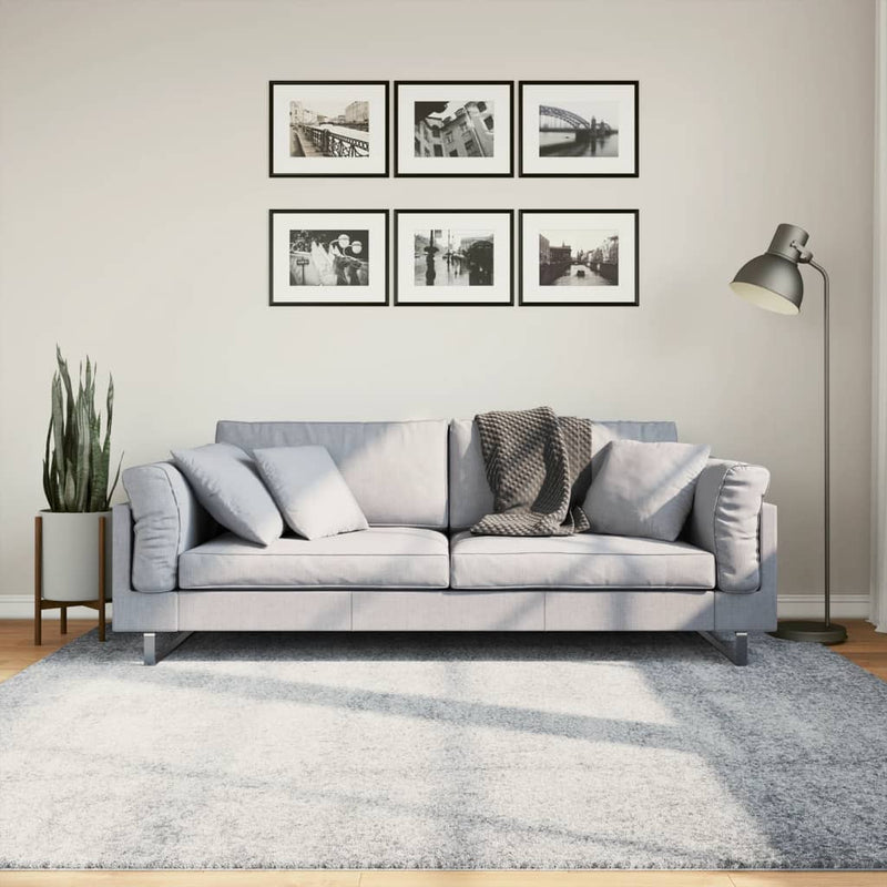 Load image into Gallery viewer, Vidaxl vloerkleed pamplona shaggy hoogpolig modern 200x200 cm blauw

