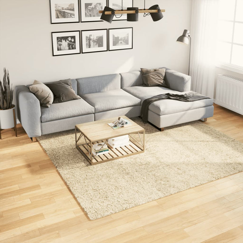 Load image into Gallery viewer, Vidaxl vloerkleed pamplona shaggy hoogpolig modern 240x240 cm goud
