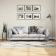 Vidaxl vloerkleed pamplona shaggy hoogpolig 100x200 cm crème en zwart