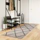Vidaxl vloerkleed pamplona shaggy hoogpolig 80x250 cm beige antraciet