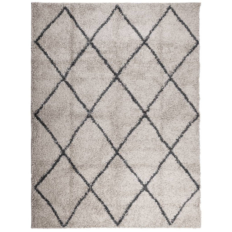 Load image into Gallery viewer, Vidaxl vloerkleed pamplona shaggy hoogpolig 300x400 cm beige antraciet
