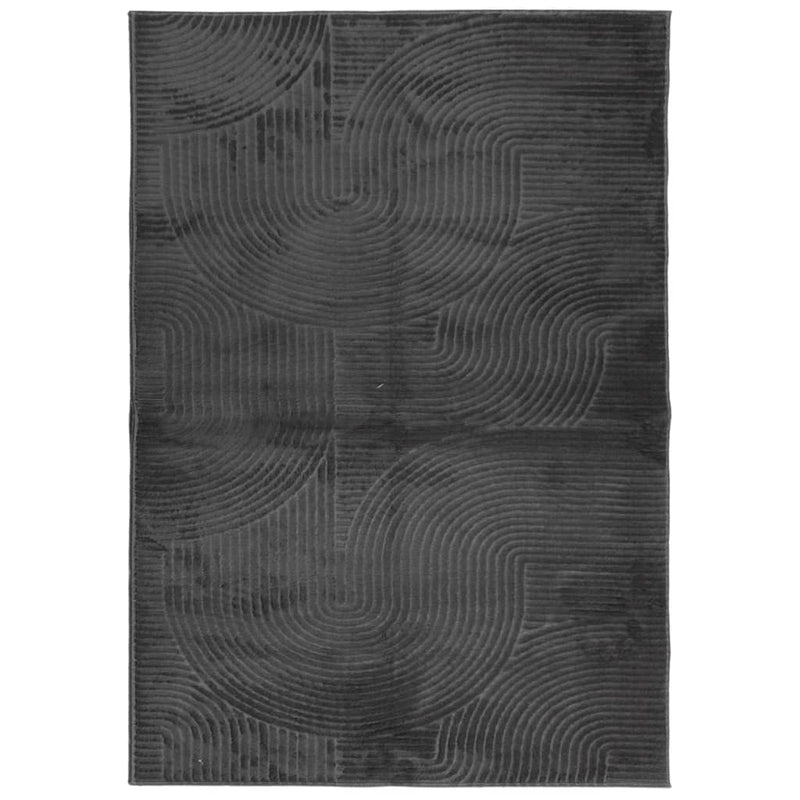 Load image into Gallery viewer, Vidaxl vloerkleed iza laagpolig scandinavisch 160x230 cm antraciet
