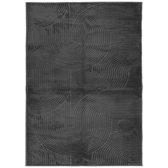 Vidaxl vloerkleed iza laagpolig scandinavisch 200x280 cm antraciet