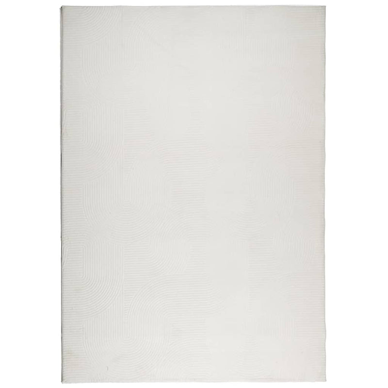 Load image into Gallery viewer, Vidaxl vloerkleed iza laagpolig scandinavisch 120x170 cm crèmekleurig
