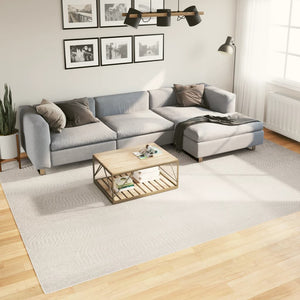 Vidaxl vloerkleed iza laagpolig scandinavisch 240x340 cm crèmekleurig