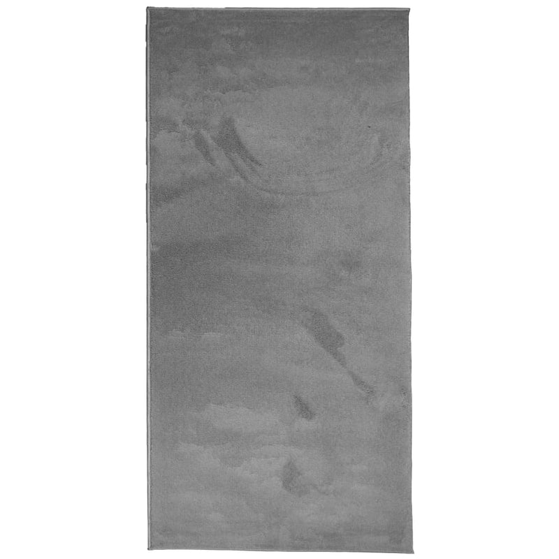Load image into Gallery viewer, Vidaxl vloerkleed oviedo laagpolig 100x200 cm antracietkleurig
