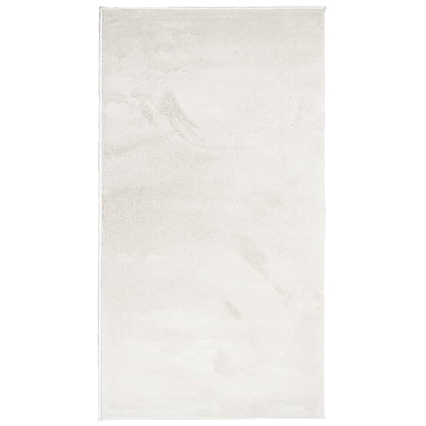 Vidaxl vloerkleed oviedo laagpolig 60x110 cm beige