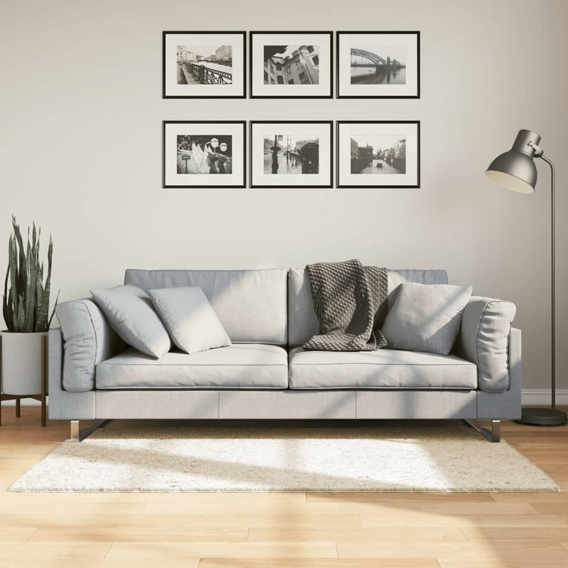 Load image into Gallery viewer, Vidaxl vloerkleed oviedo laagpolig 80x150 cm beige
