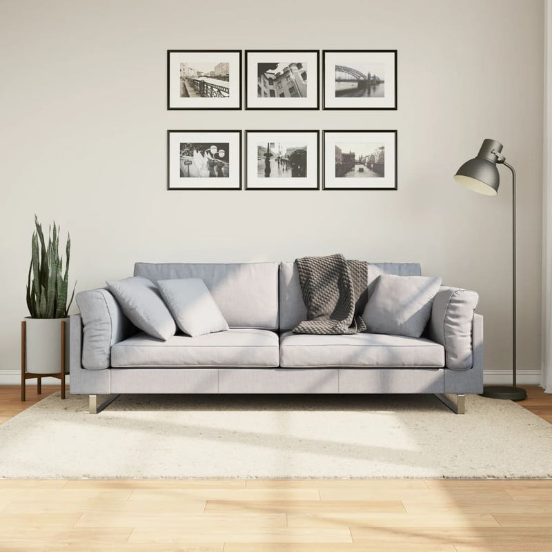 Load image into Gallery viewer, Vidaxl vloerkleed oviedo laagpolig 140x200 cm beige
