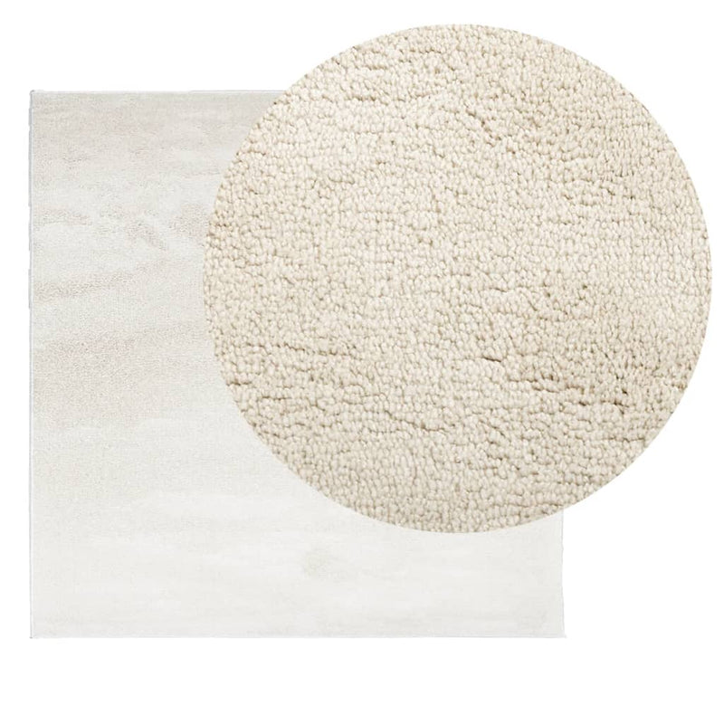 Load image into Gallery viewer, Vidaxl vloerkleed oviedo laagpolig 160x160 cm beige
