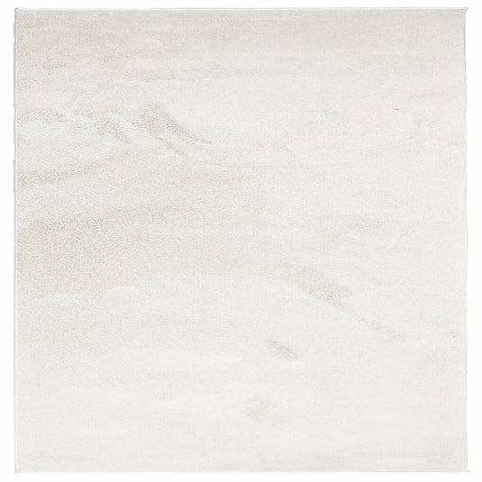 Vidaxl vloerkleed oviedo laagpolig 200x200 cm beige
